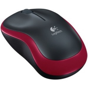 Logitech M185 Mouse Wireless Red